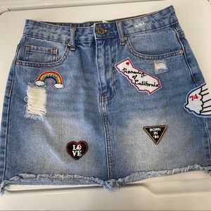 EUC FOREVER 21 Denim Skirt Size 26